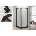 Душ кабина без корито с врата Cascada B-L1031/ 90x90 см