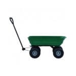 Градинска количка PVC 75л с голяма гума / 108x52x98см