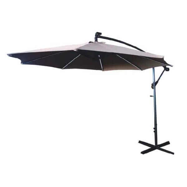 Градински чадър с 8 LED ребра TLB017-300/ 3м - MY GARDEN Градински чадър с 8 LED ребра TLB017-300/ 3м - MY GARDEN