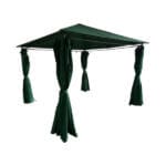 Метален павилион с 4 страници 521003 тъмнозелен 3x3м