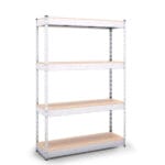 Метален стелаж с 4 рафта Profi MDF, до 300 кг на рафт, 120х192х50 см