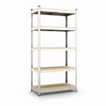 Метален стелаж с 5 рафта Standard DIY, до 175 кг на рафт, 180х90х40 см