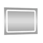 Огледало с осветление LED и часовник Makena 300