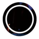 Огледало с осветление LED и часовник Makena B-39