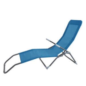 Сгъваем шезлонг SC-096 син / 58х91х151см - MY GARDEN