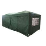 Сгъваема шатра с 3 регулируеми височини ZRG034 зелена / 3x6м