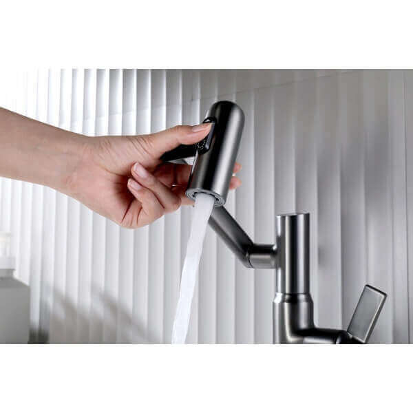 Стоящ смесител за мивка Makena 9091-GG сив мат Стоящ смесител за мивка Makena 9091-GG сив мат