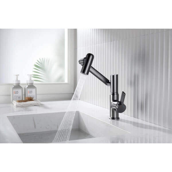 Стоящ смесител за мивка Makena 9091-GG сив мат Стоящ смесител за мивка Makena 9091-GG сив мат