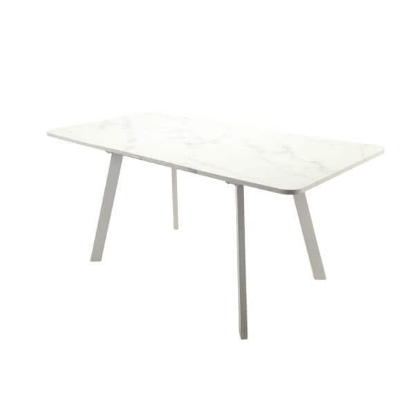 Разтегателна трапезна маса Arnos с мраморно покритие, 120-160х80х76 см Разтегателна трапезна маса Arnos с мраморно покритие, 120-160х80х76 см