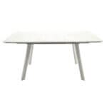 Разтегателна трапезна маса Arnos с мраморно покритие, 120-160х80х76 см