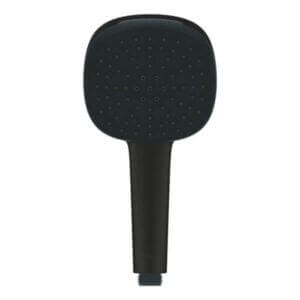 Ръчен душ GROHE Vitalio Comfort 110 с две функции, черен дизайн и технология DreamSpray за комфортно къпане.