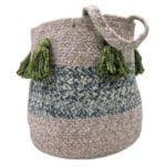 Ръчно тъкана кошница FHF-BS-2024-07, 100% памук, 40х40х40 см