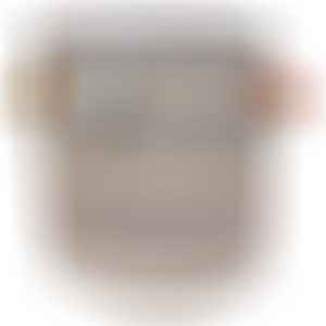 Ръчно тъкана кошница с дръжки FHF-BS-2024-09, 100% памук, 40х40х40 см, многоцветна памучна квадратна кошница с дръжки 40х40х40 см