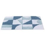 Ръчно тъкана постелка за баня FHF-BH-2024-09, 100% памук, 60 х 90 см