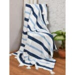 Ръчно тъкано одеяло FHF-TH-2024-02, 100% памук, 130x170 см
