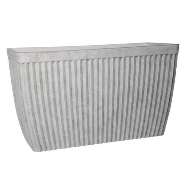 Саксия Мисти грей голяма саксия за цветя, устойчива полирезин саксия за външна употреба Саксия Мисти грей голяма саксия за цветя, устойчива полирезин саксия за външна употреба