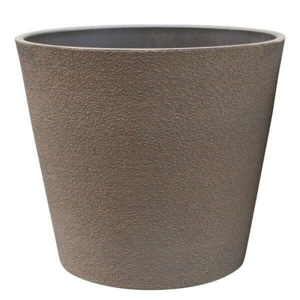 Саксия Орехово кафяво 40 x 40 x 35.5 см, външна полирезинова саксия за цветя, градина Саксия Орехово кафяво 40 x 40 x 35.5 см, външна полирезинова саксия за цветя, градина