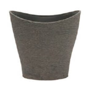 Саксия Сандалово дърво със здрав полирезин, декоративна външна саксия за цветя.