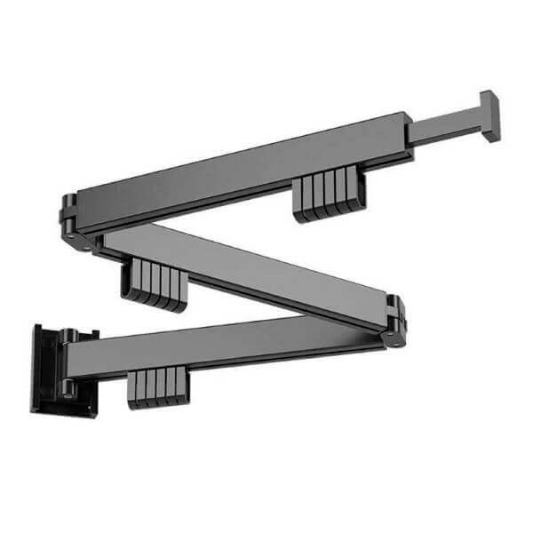 Сгъваем сушилник за дрехи Prooduct, компактен метален сушилник с размери 114x9 см за спестяване на пространство. Сгъваем сушилник за дрехи Prooduct, компактен метален сушилник с размери 114x9 см за спестяване на пространство.