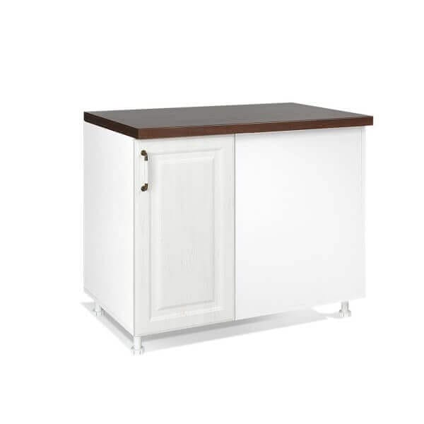 Шкаф DU100 Рустик долен ъглов шкаф с една врата и глуха част, плавно затваряне, ретро стил Шкаф DU100 Рустик долен ъглов шкаф с една врата и глуха част, плавно затваряне, ретро стил