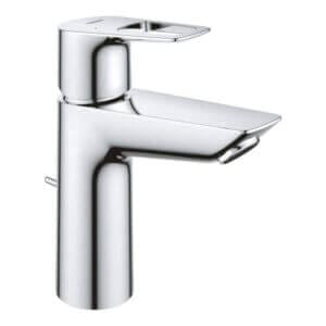 Смесител Grohe StartLoop SLM M 23778001 със смесител с керамичен патрон и водоспестяващ мусьор, хромиран за баня.