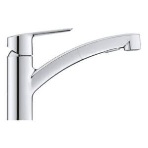 Смесител за кухня GROHE Start 30307001 хром, едноръкохватков с подвижен чучур и Water Saving технология