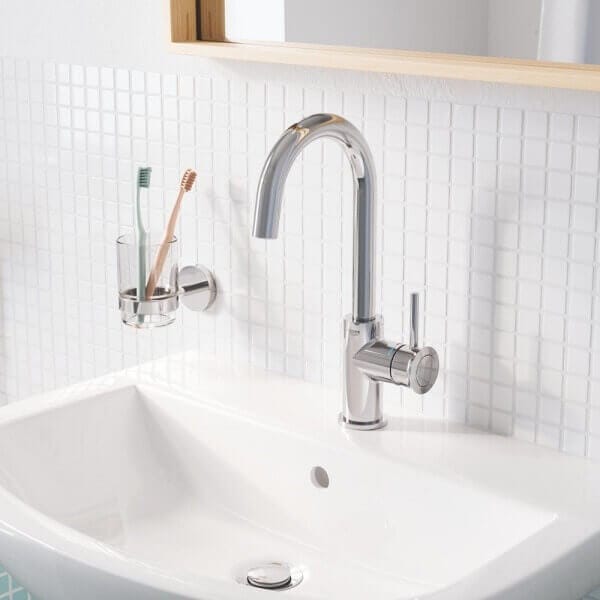 Смесител за мивка GROHE Start Classic, Хром, L-Size, Pop-up Смесител за мивка GROHE Start Classic, Хром, L-Size, Pop-up