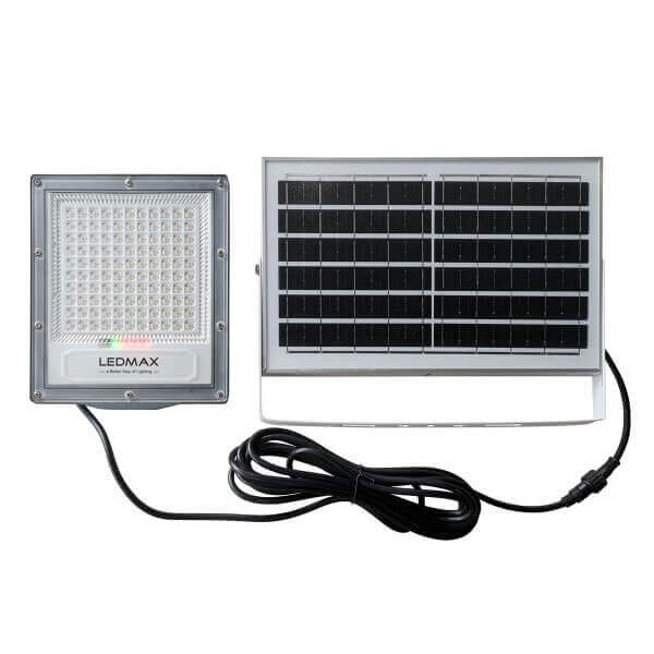 Соларен LED прожектор 200W с панел 20W и дистанционно управление Соларен LED прожектор 200W с панел 20W и дистанционно управление