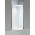 Стъклен параван за баня Cascada с плъзгаща врата, 100-110 см, прозрачно стъкло