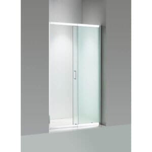 Стъклен параван за баня Cascada с плъзгаща врата и матово стъкло за стил и удобство.