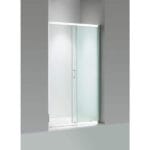 Стъклен параван за баня с плъзгаща врата Cascada, матирано стъкло, 100-110 см