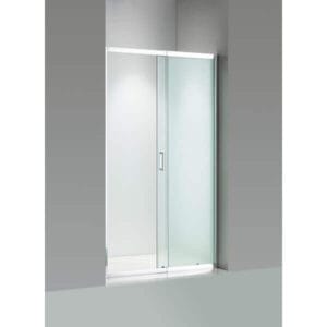 Стъклен параван за баня с плъзгаща врата Cascada, матирано стъкло, 100-110 см