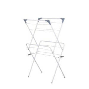 Сушилник за дрехи Ziel метален, сгъваем сушилник за бельо 63x42x102 см в домашна среда