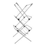 Сушилник за дрехи Ziel сив 48x60x126 см