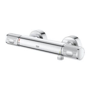Термостатен смесител за душ GROHE PRECISION FEEL с хромово покритие, безопасен и стилен за банята.