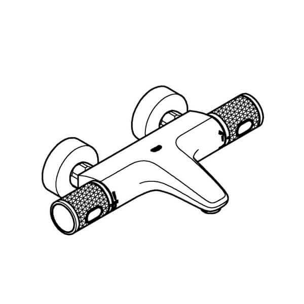 Термостатен смесител за вана/душ GROHE Precision Feel, Хром Термостатен смесител за вана/душ GROHE Precision Feel, Хром