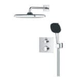Термостатна система GROHE Precision Vitalio Comfort 250, Бял/Черен