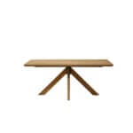 Трапезна маса Bavaria, 180 см, MDF+фурнир, масивно дърво