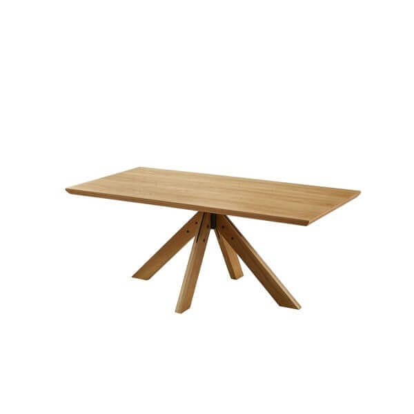 Трапезна маса Bavaria, 180 см, MDF+фурнир, масивно дърво Трапезна маса Bavaria, 180 см, MDF+фурнир, масивно дърво