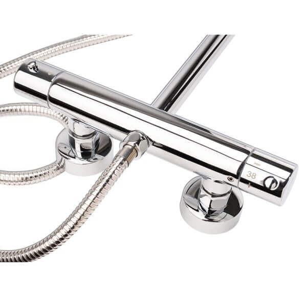 Тръбно окачване с термостатен смесител Makena хром Тръбно окачване с термостатен смесител Makena хром