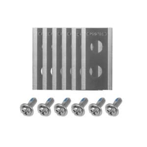 Закалени ножове за косачки-роботи WORX WA0789, 6 бр. резервни части за Landroid с дълготрайна производителност.